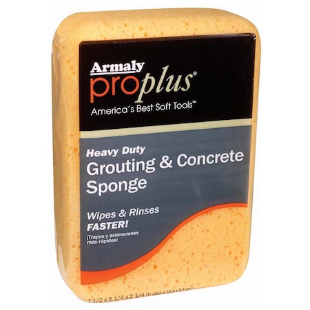 Proplus 7-1/2" x 5-1/4" x 2-1/4" Heavy Duty Grouting & Concrete Sponge 603-3